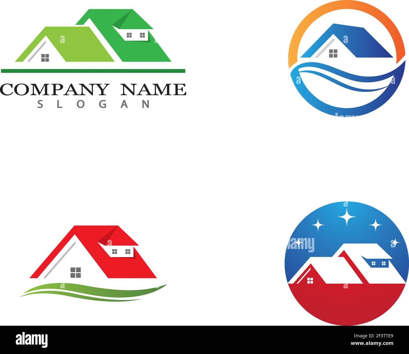 Property logo template vector icon illustration design Stock Vector ...