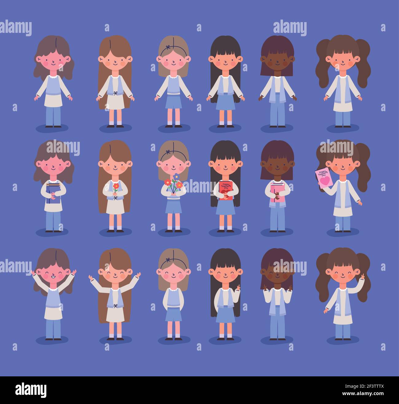 Afro girls Stock Vector Images - Alamy