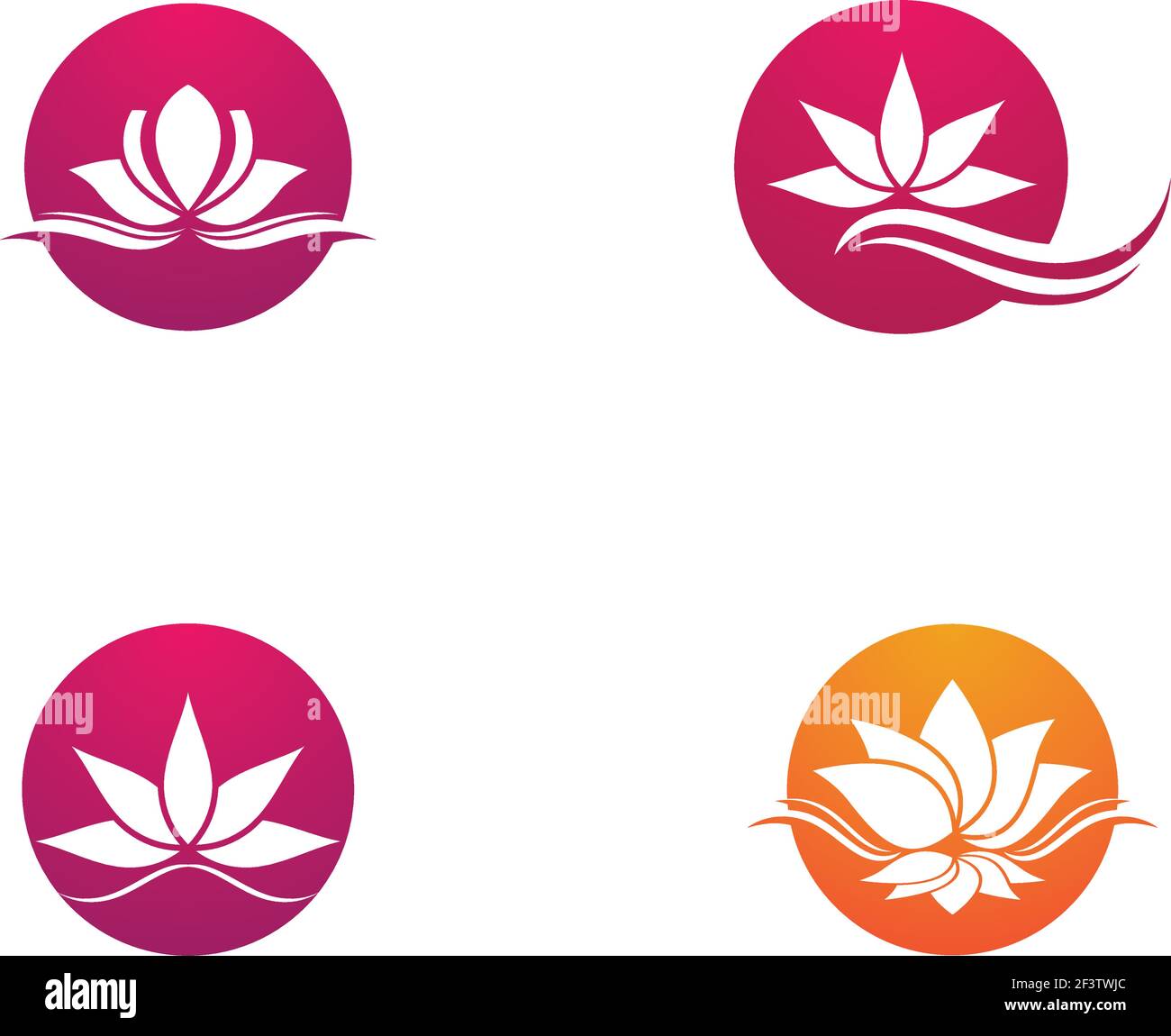 Beauty vector flowers design logo Template icon Stock Vector Image ...