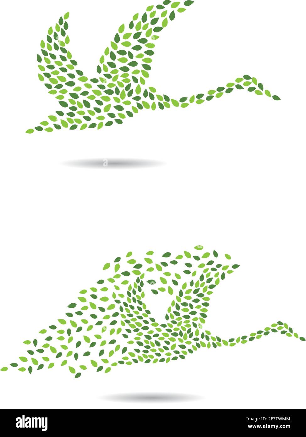 Swan logo Template vector icon illustration design Stock Vector