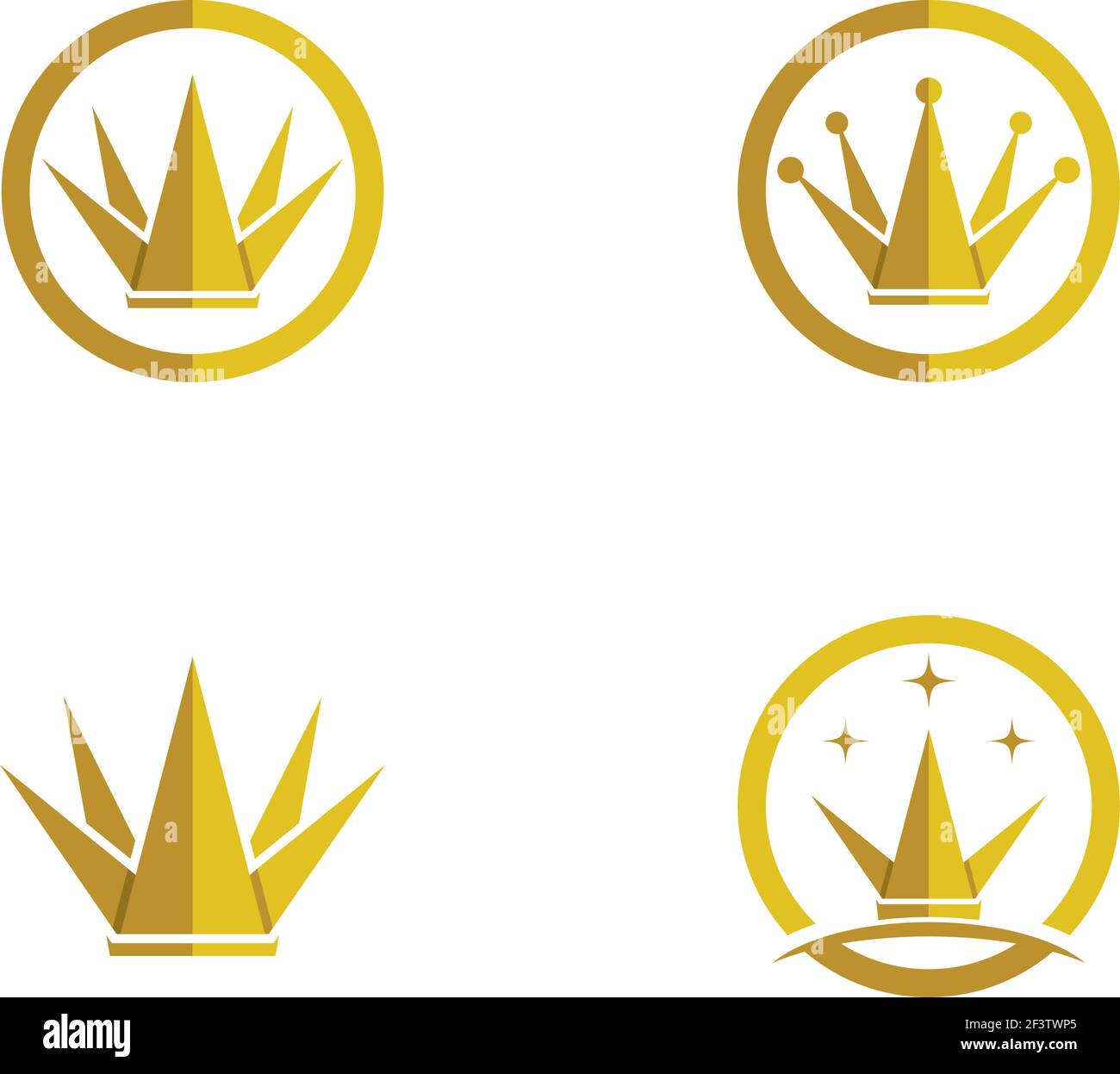 Crown Logo Template vector illustration Stock Vector Image & Art - Alamy