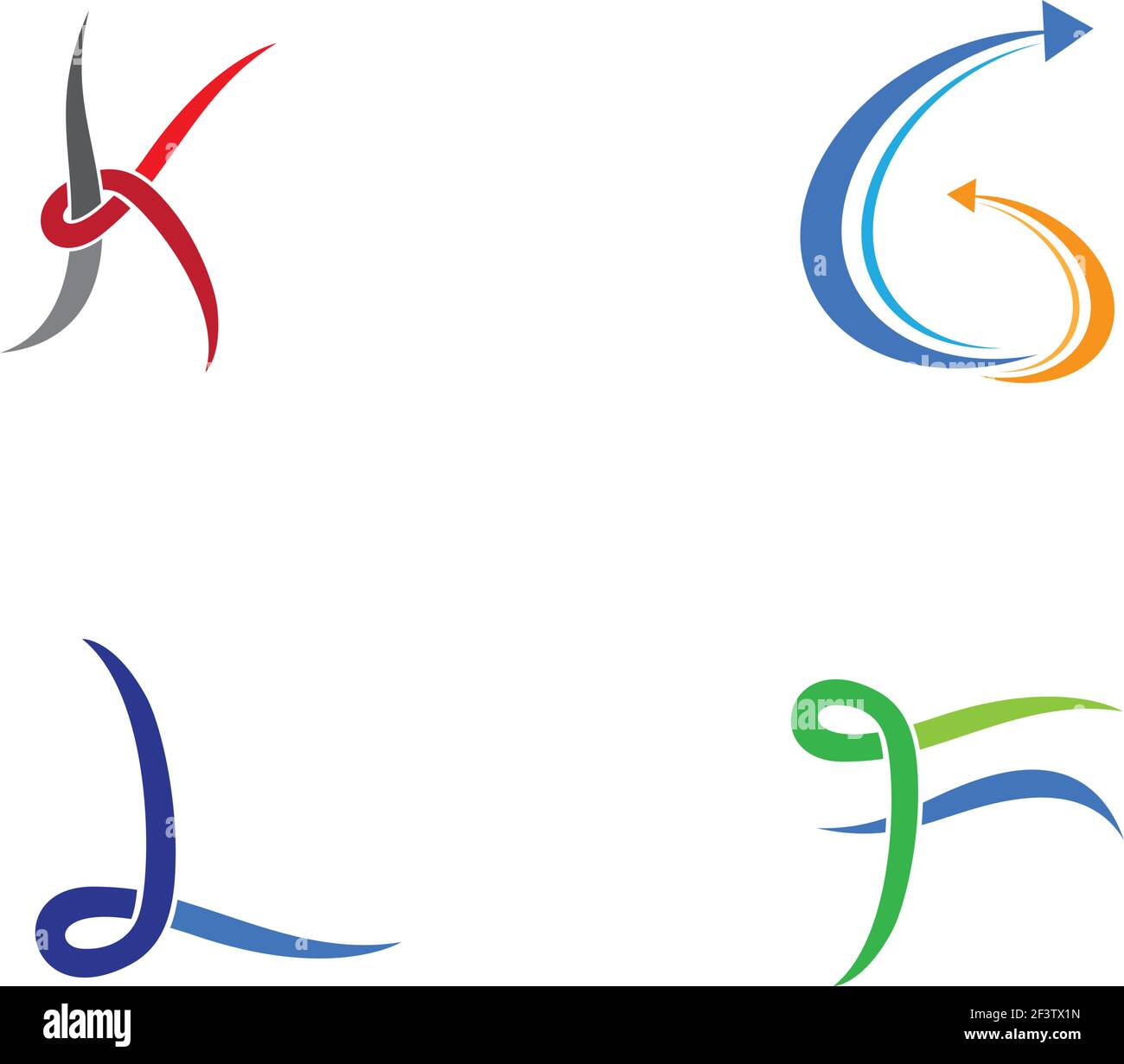 letter logo vector icon illustration design Stock Vector Image & Art ...