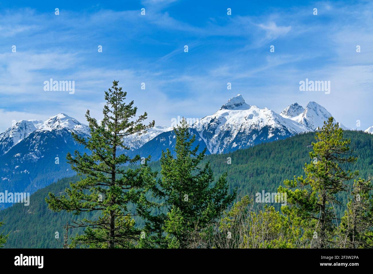 Tantalus Range, Coast Mountains, British Columbia, Canada Stock Photo