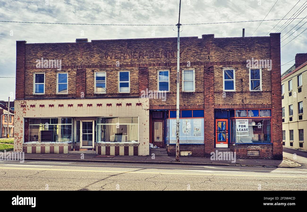 Main street 1940s midwest hires stock photography and images Alamy