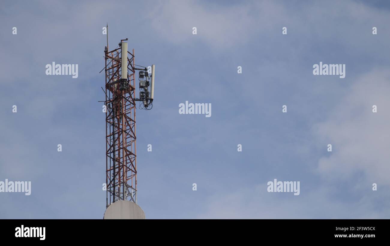 Mobile phone Radio antenna Tower. Cell phone tower