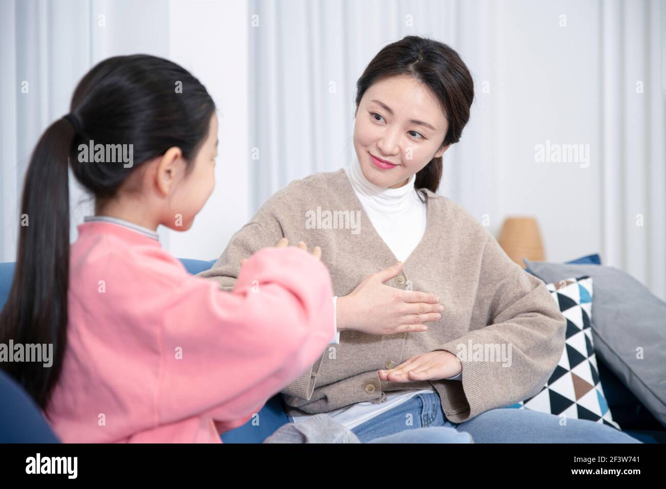 Sign Language Mother High Resolution Stock Photography and Images - Alamy