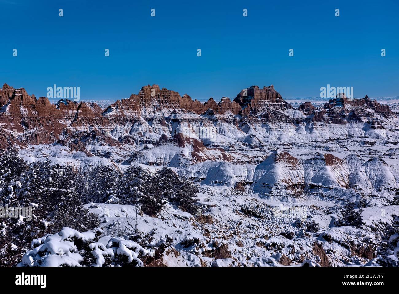 Badlands south dakota winter hires stock photography and images Alamy