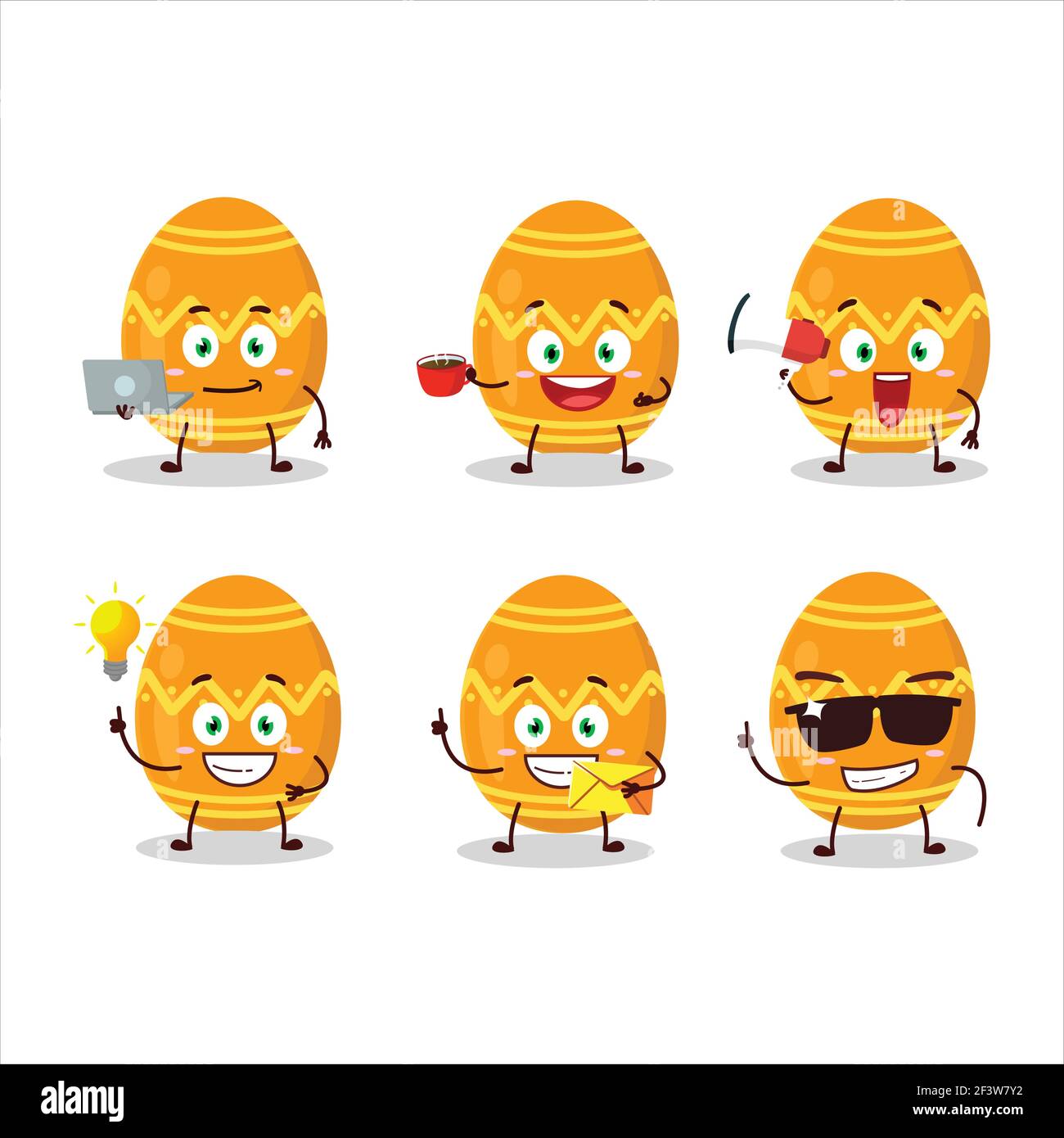 Cute thinking egg wearing a hat vector illustration cartoon Stock Vector  Image & Art - Alamy