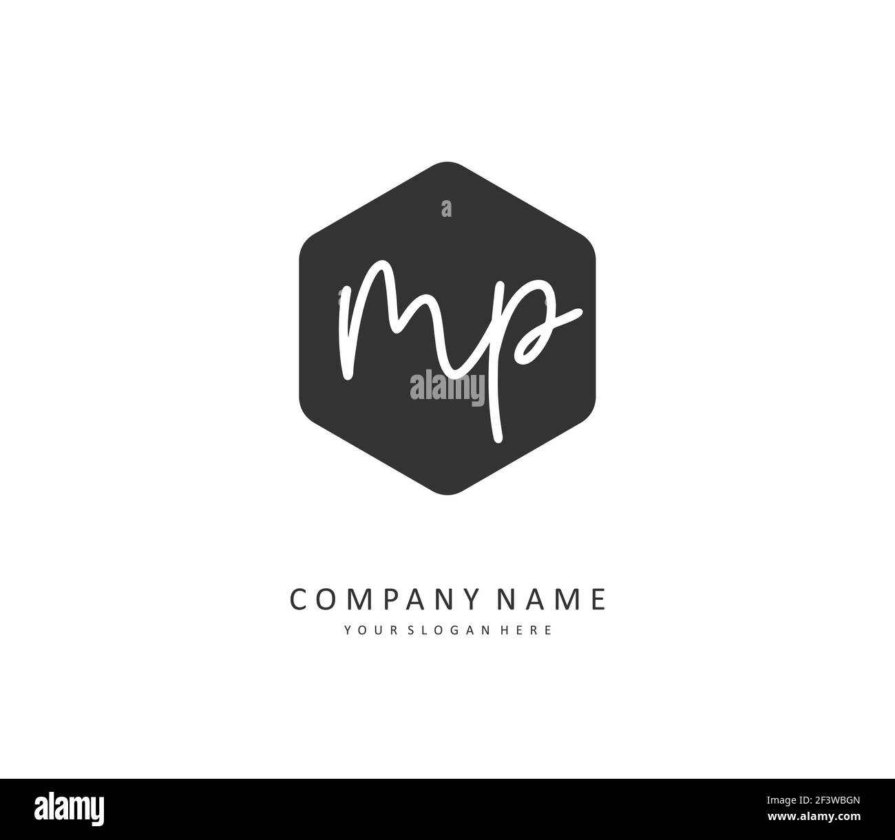 Minimal Innovative Initial M logo and MM logo. Letter PM LOGO AND MP LOGO  creative elegant Monogram. PM MP Premium Business log…