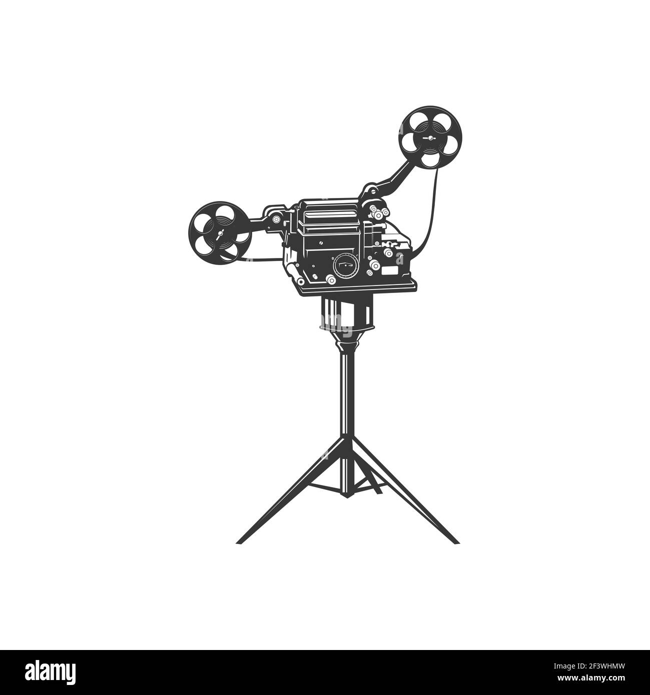 old film projector clipart free