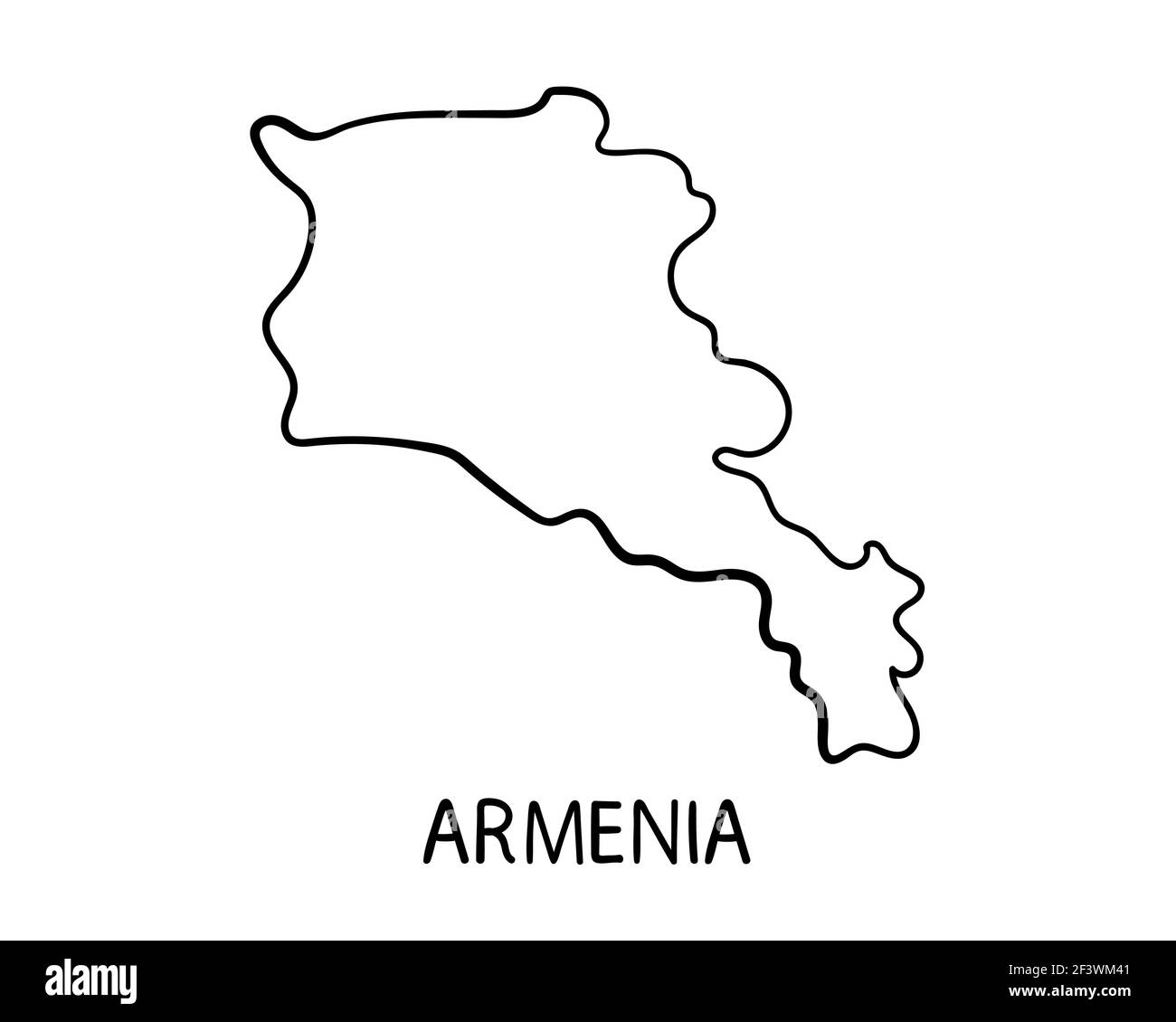 Карта Армении нарисовать