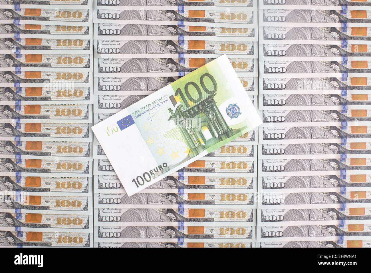 100 EUROS EN DOLLARS visual data 4