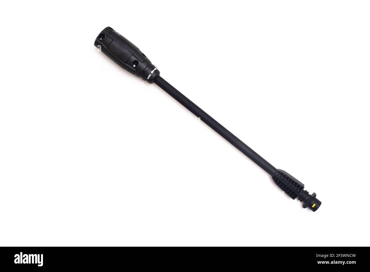 Spray lance with pressure regulator for hand spray gun for high