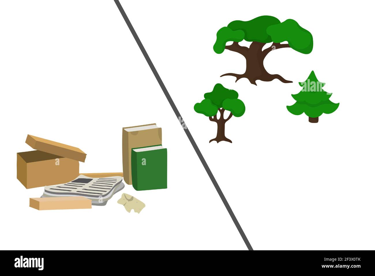 Recycling waste paper Stock Vector Image & Art Alamy