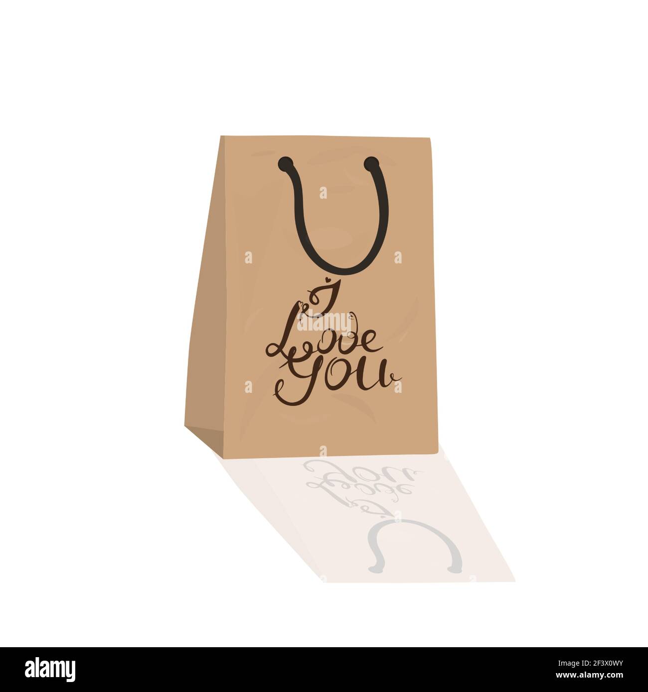 Gift paper crafting package, vector illustration design. Stock Vector