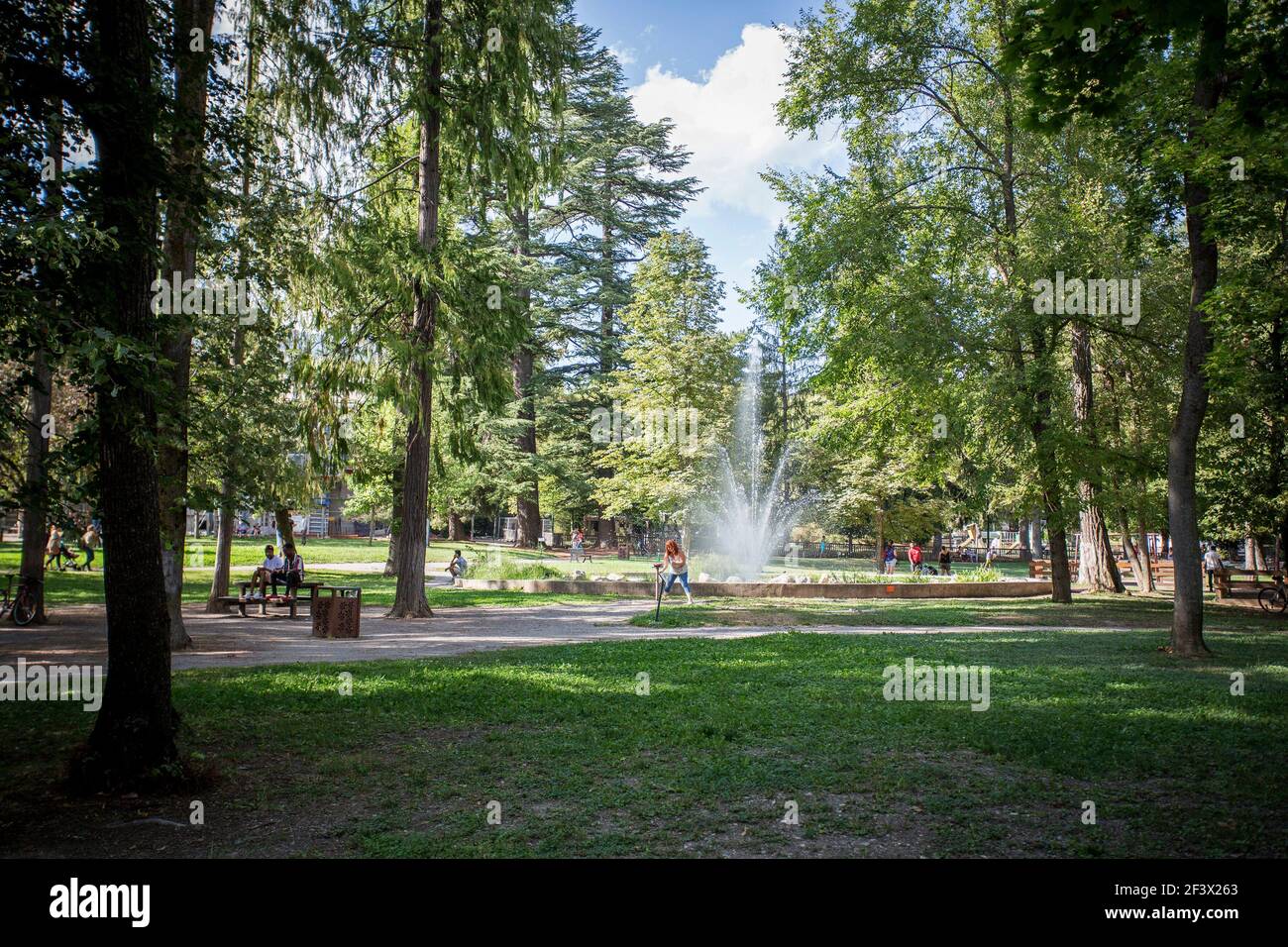 Gap (southeastern France) park “parc de