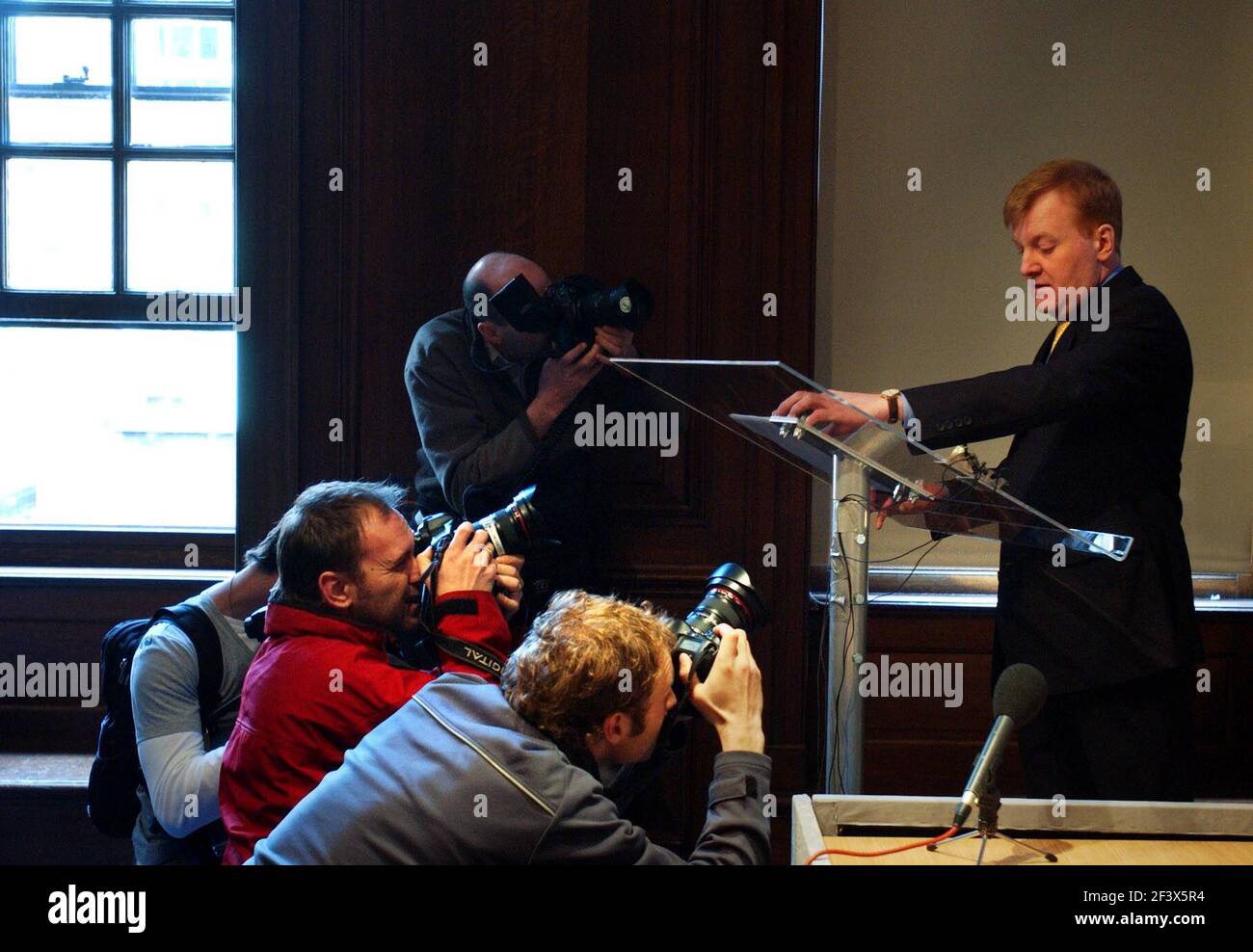 THE LIB DEMS LAUNCH THEIR EUROPEAN ELECTION CAMPAIGN.5/5/04 PILSTON Stock Photo