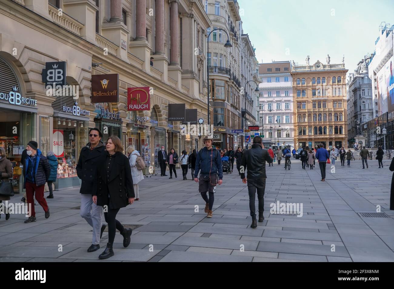 Vienna Austria February 18 21 Beautiful City Of Vienna The Capital Of Austria Stock Photo Alamy