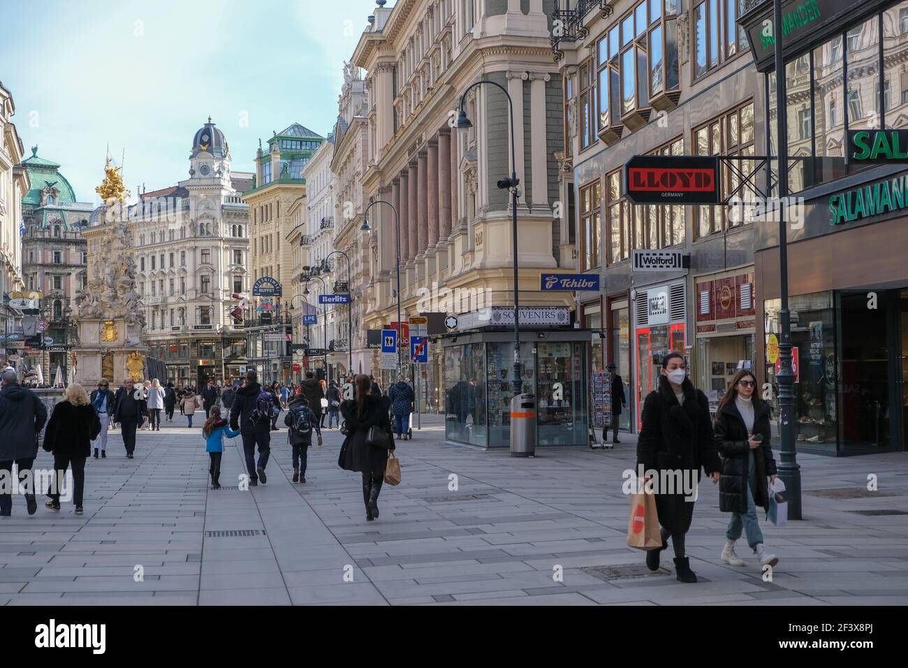 Vienna, Austria - February 18, 2021: Beautiful city of Vienna, the ...