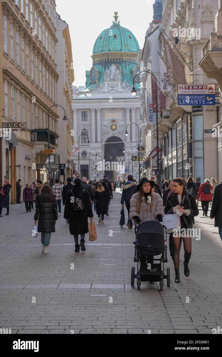 Vienna, Austria - February 18, 2021: Beautiful city of Vienna, the ...