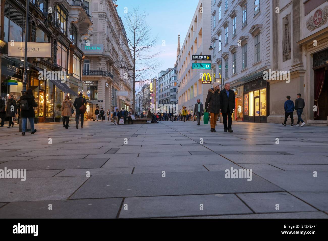 Vienna, Austria - February 18, 2021: Beautiful city of Vienna, the ...