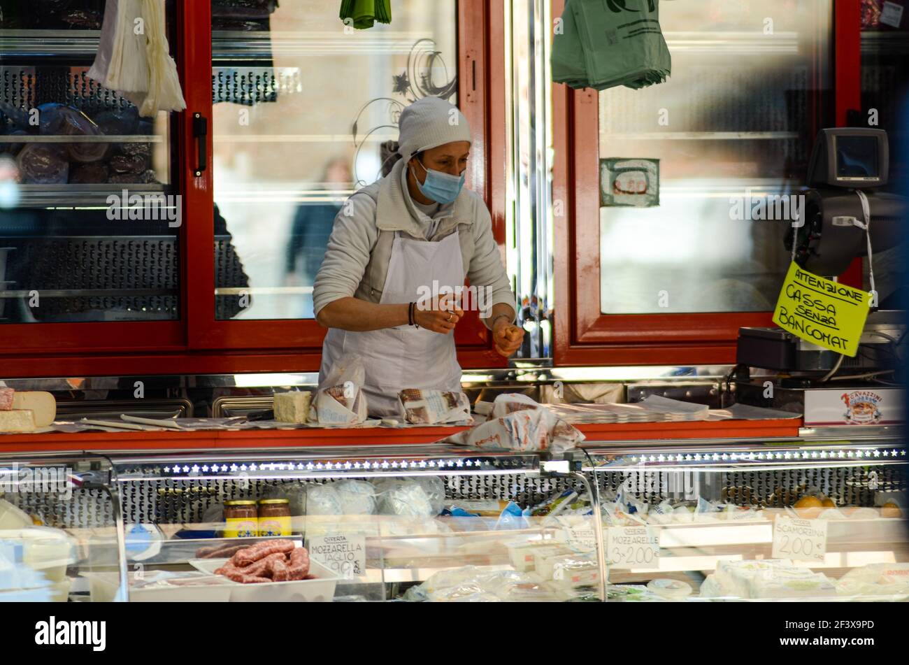 CREMONA, LOMBARDT, ITALY Mar 17, 2021 Lombardy, Cremona, Italy