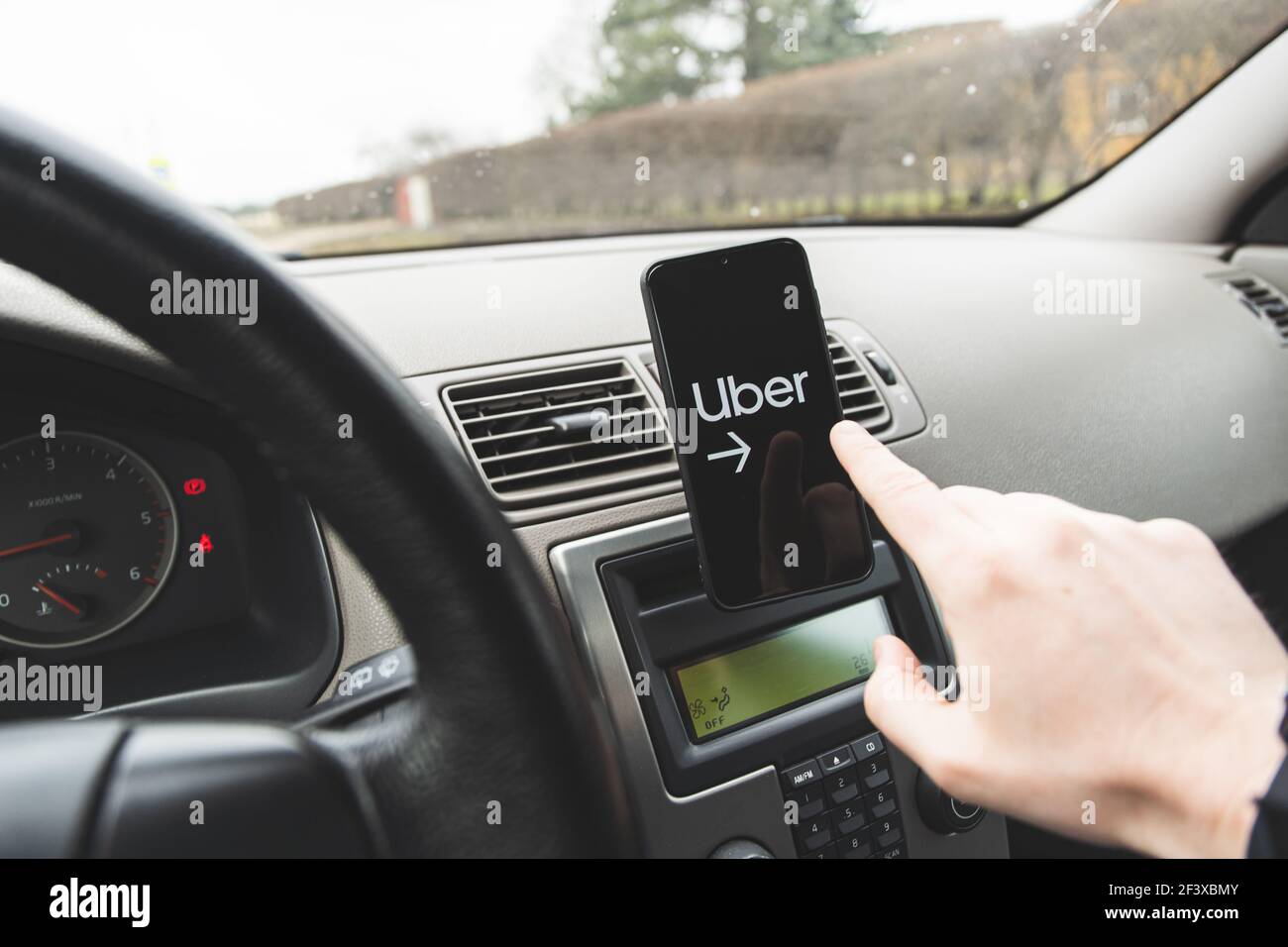 Uber atcs as a bridge to connect drivers and riders. It provides 