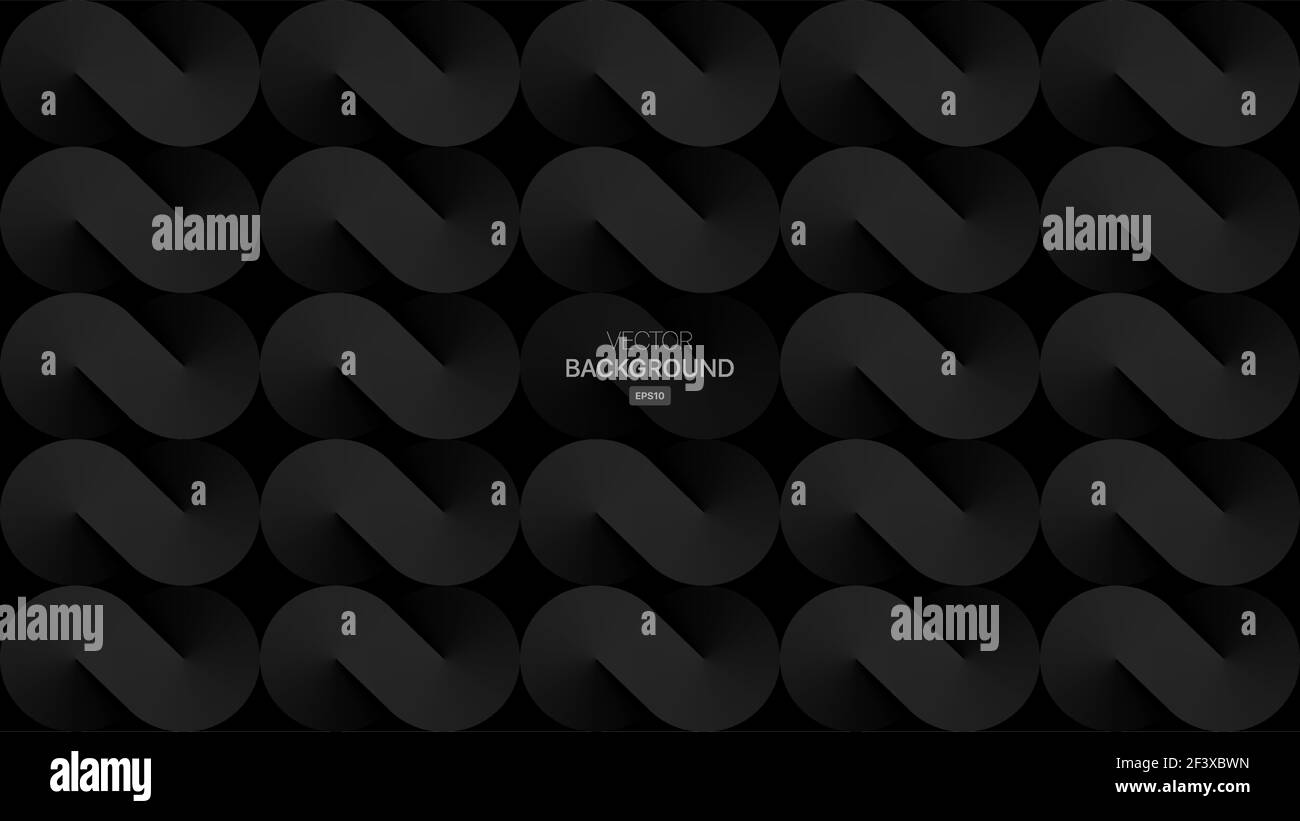 Dark Abstract Infinity Geometric Shape Background. Vector illustration ...