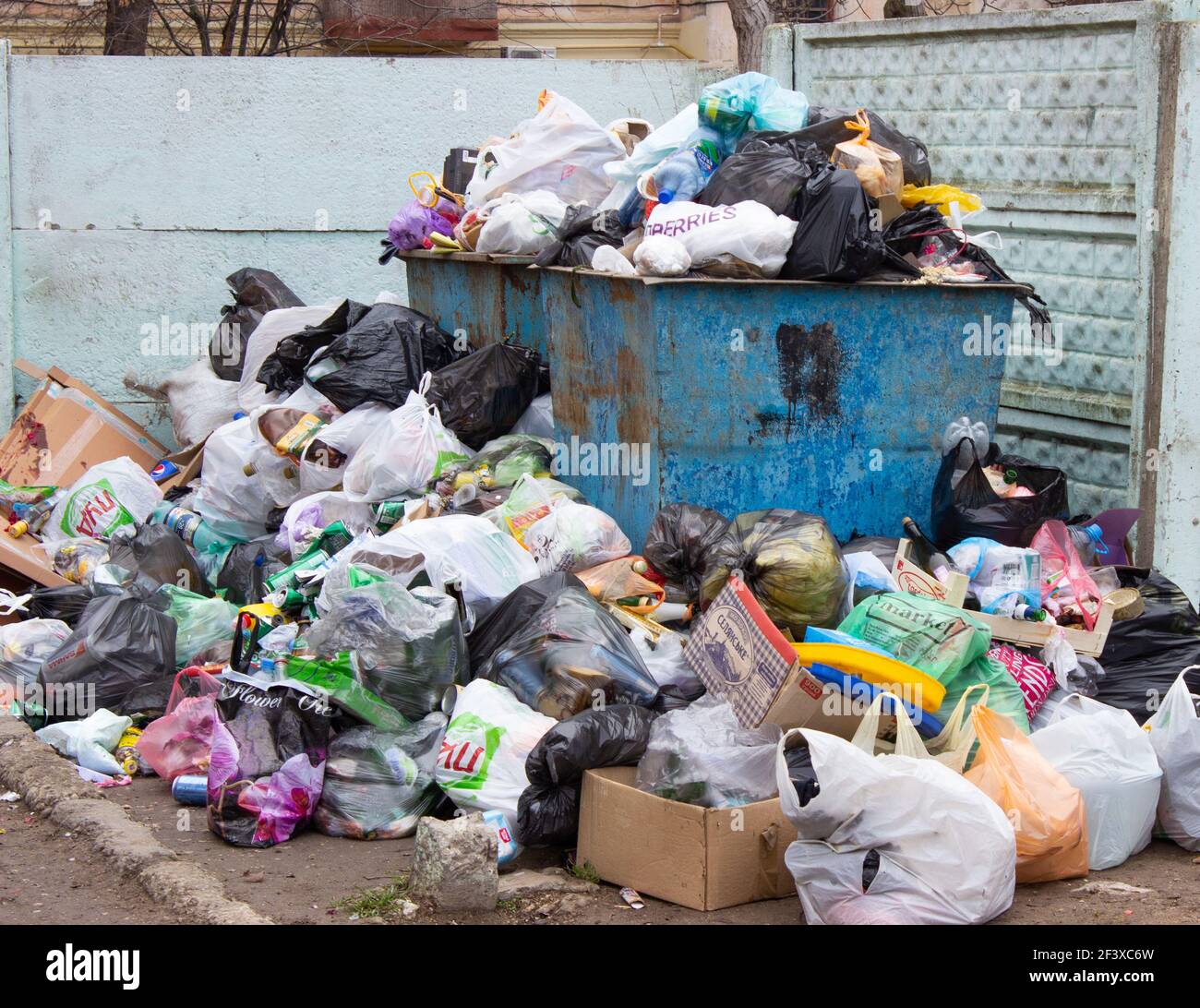 Large garbage cans Stock Photo by ©majorosl66 68949609