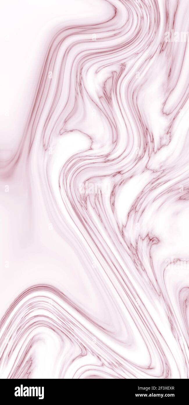 An aesthetic illustration of a marble background in light pink pantone color Stock Photo