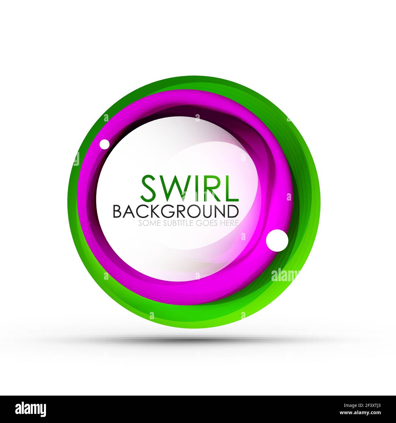 Spiral swirl flowing lines 3d vector abstract digital motion background ...