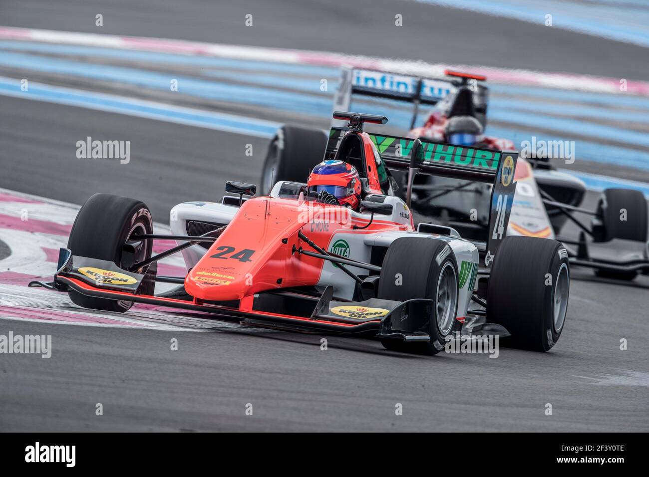 24 KARI Niko, (fin), GP3 series team MP Motorsport, action during 2018 FIA  GP3 tests at Le Castellet, France from february 21 to 22th - Photo Marc de  Mattia / DPPI Stock Photo - Alamy