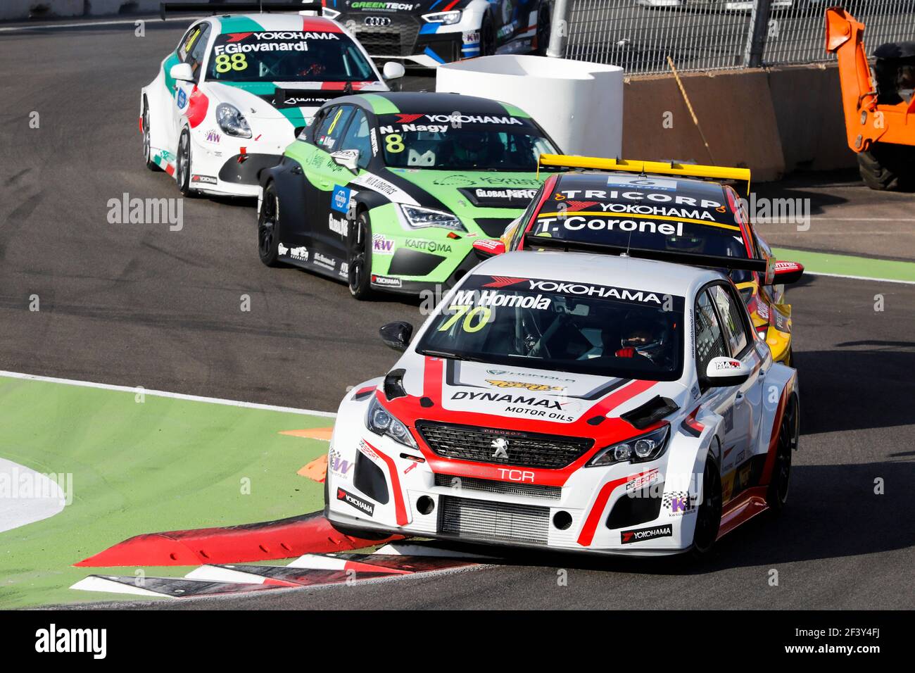 70 HOMOLA Mato (SVK), DG Sport Competition, PEUGEOT 308TCR, action during  the 2018 FIA WTCR World