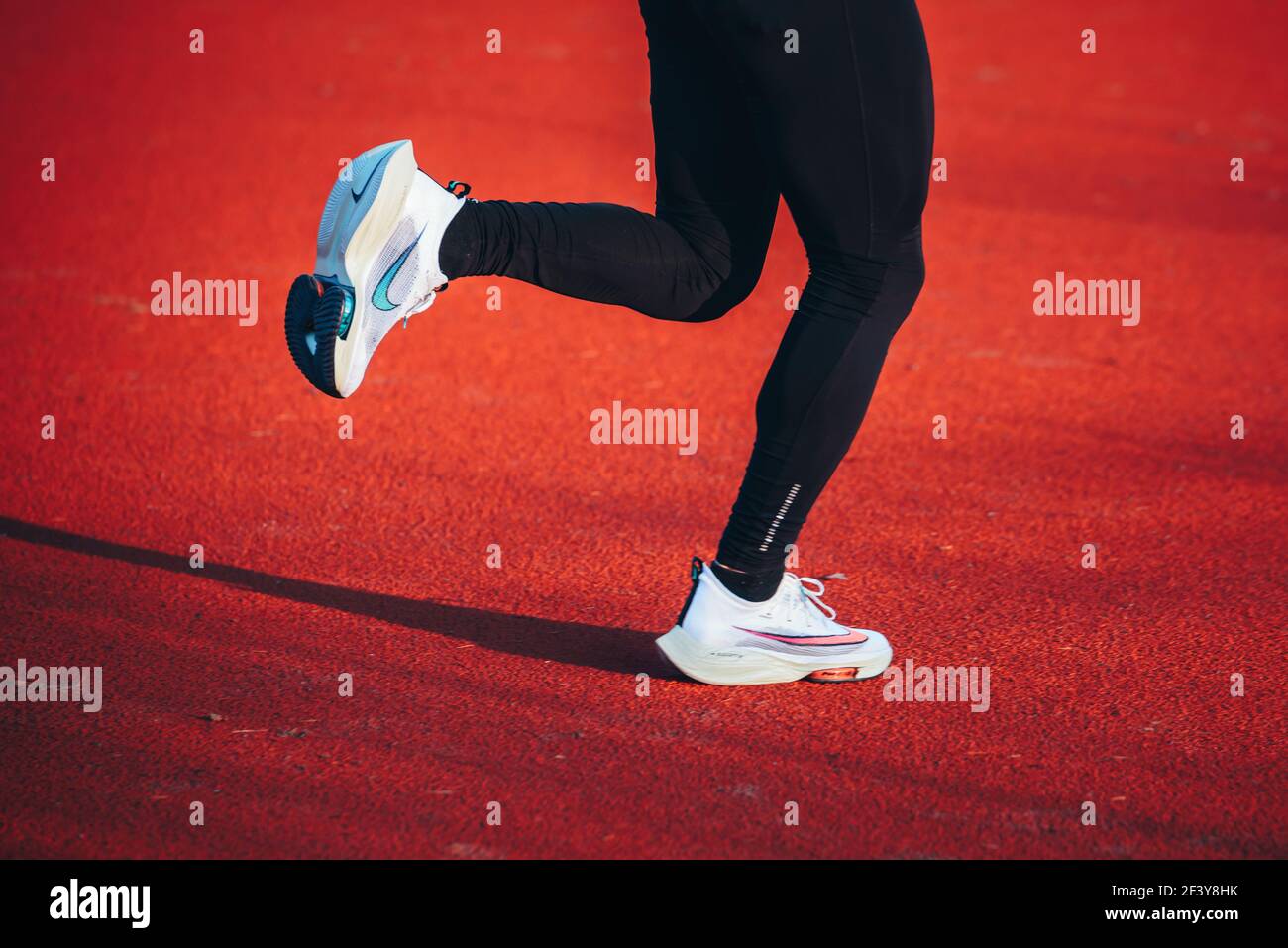 TOKYO, JAPAN, MARCH 18. 2021 Nike running shoes ALPHAFLY NEXT