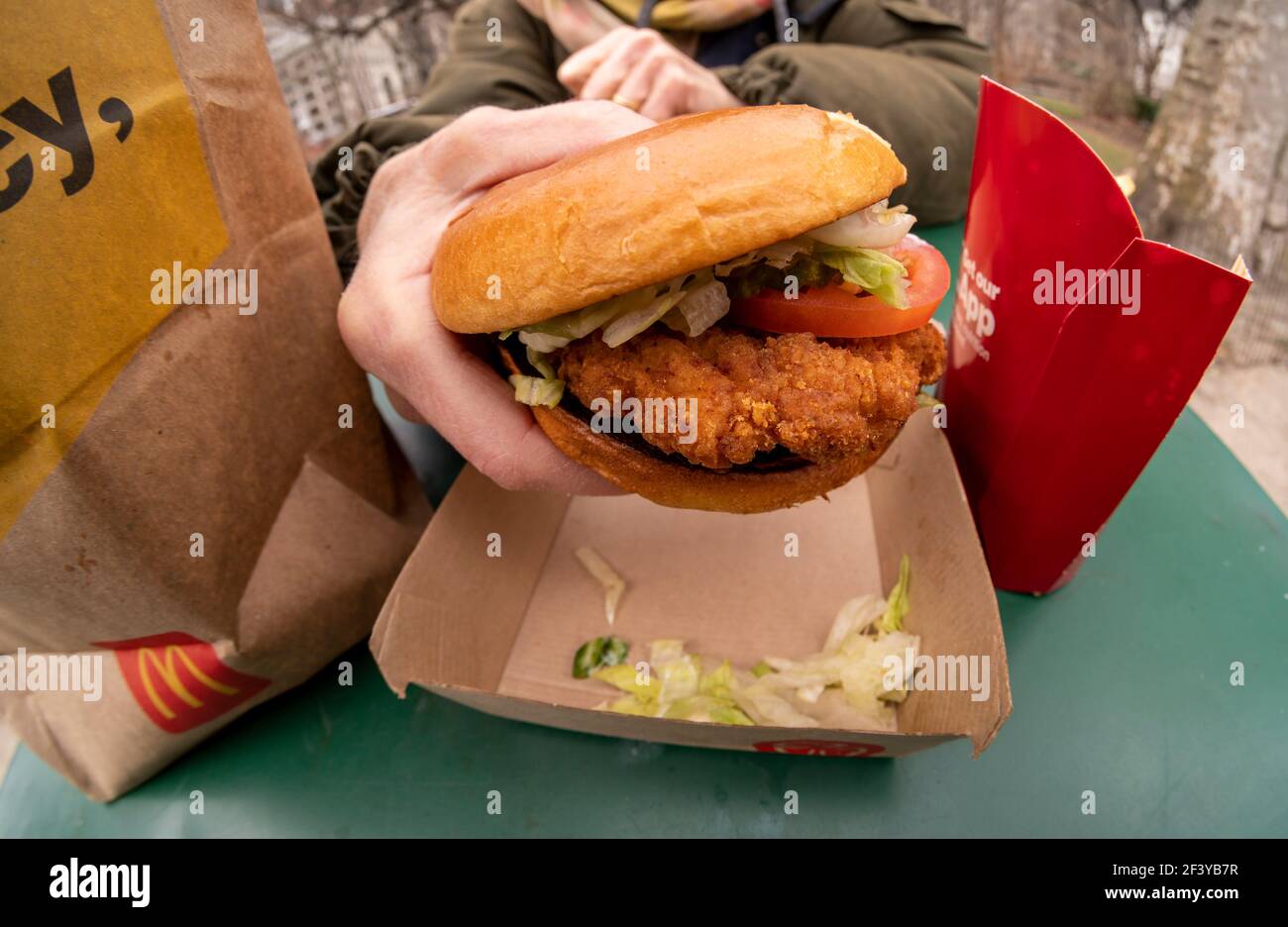 crispy chicken sandwich mcdonalds