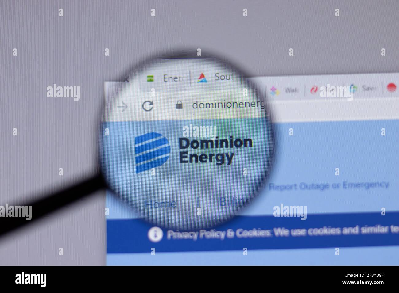 Dominion energy sign logo hi-res stock photography and images - Alamy