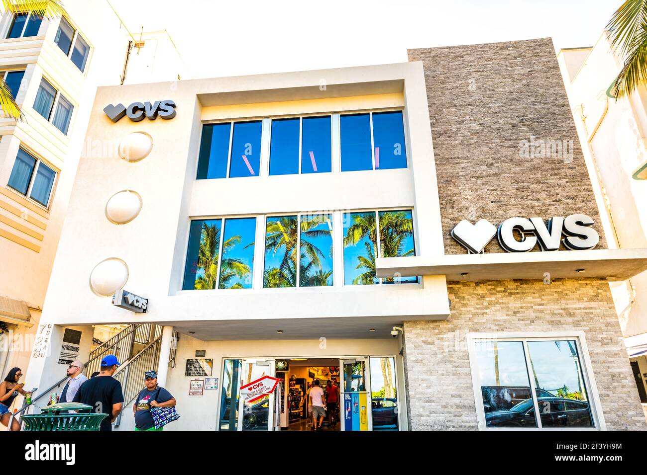 Miami beach florida cvs pharmacy hires stock photography and images