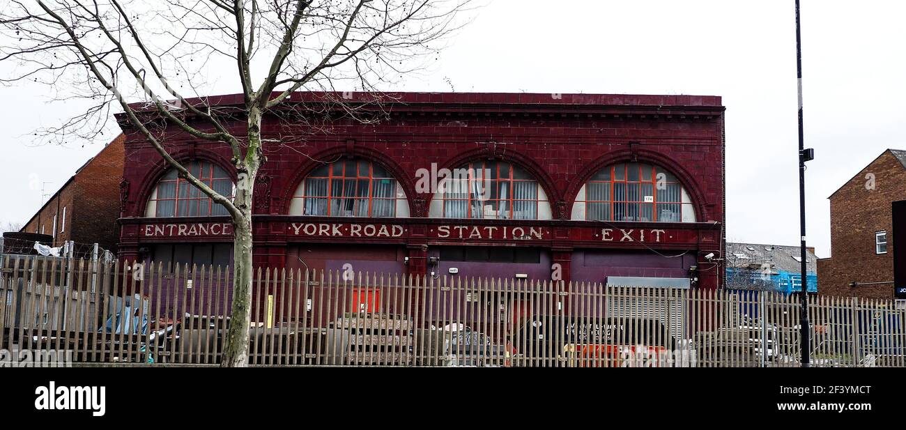 York Rd Station York Road Station Stock Photo - Alamy