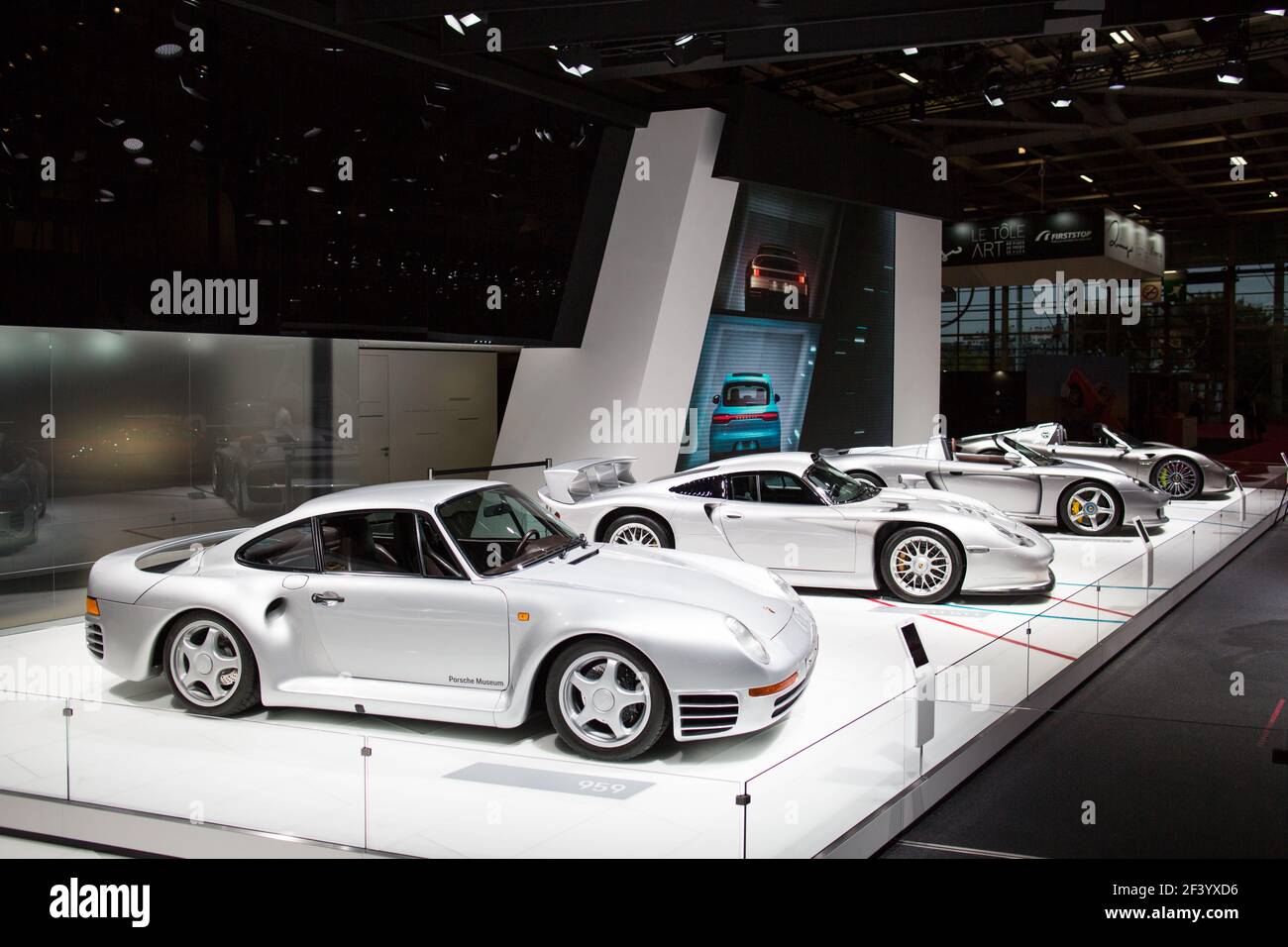 Porsche 959, 911 Gt1, Carrera Gt, 918 Spyder During The 2018 Mondial De  L'Automobile, Paris Motorshow, From October 4 To 14 , France - Photo  Antonin Vincent / Dppi Stock Photo - Alamy