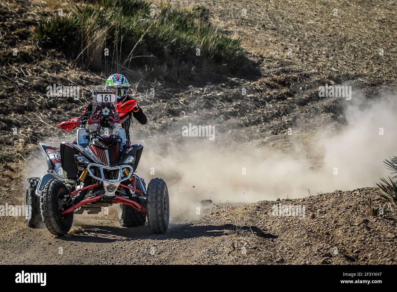 161 PADRONA Vincent (FRA), Corsica ATV Team, Yamaha Raptor 700, Enduro Cup, action during Rally of Morocco 2018, Prologue, Fes, october 4 - Photo Eric Vargiolu / DPPI Stock Photo