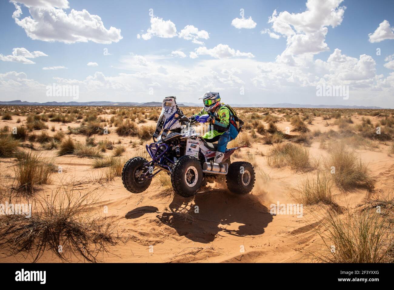 164 RAMSES Angel (AND), Yamaha Raptor 700, Enduro Cup, action during Rally of Morocco 2018, Stage 1, Fes to Erfoud, october 5 - Photo Frederic Le Floc'h / DPPI Stock Photo