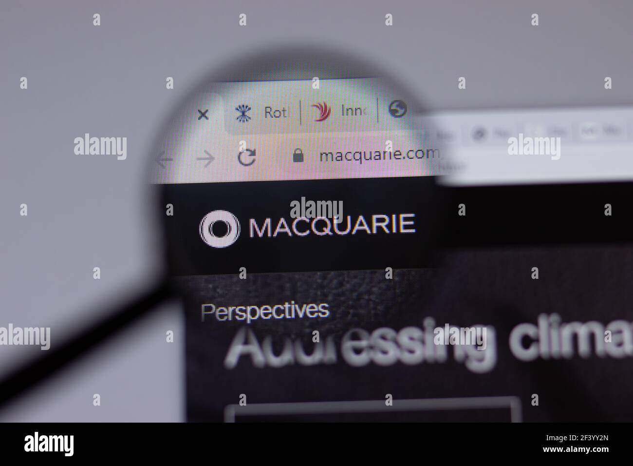 Macquarie Group logo displayed on smartphone hidden in jeans pocket Stock  Photo - Alamy
