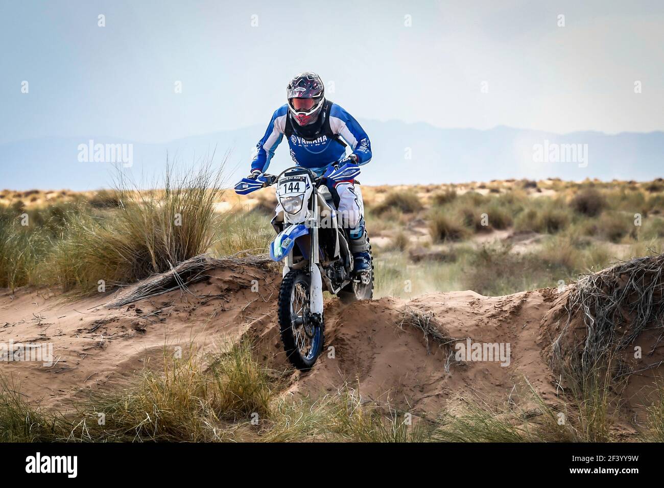 144 HODOLA Richard (HUN), Yamaha WR450F, Enduro Cup, action during Rally of Morocco 2018, Stage 1, Fes to Erfoud, october 5 - Photo Eric Vargiolu / DPPI Stock Photo