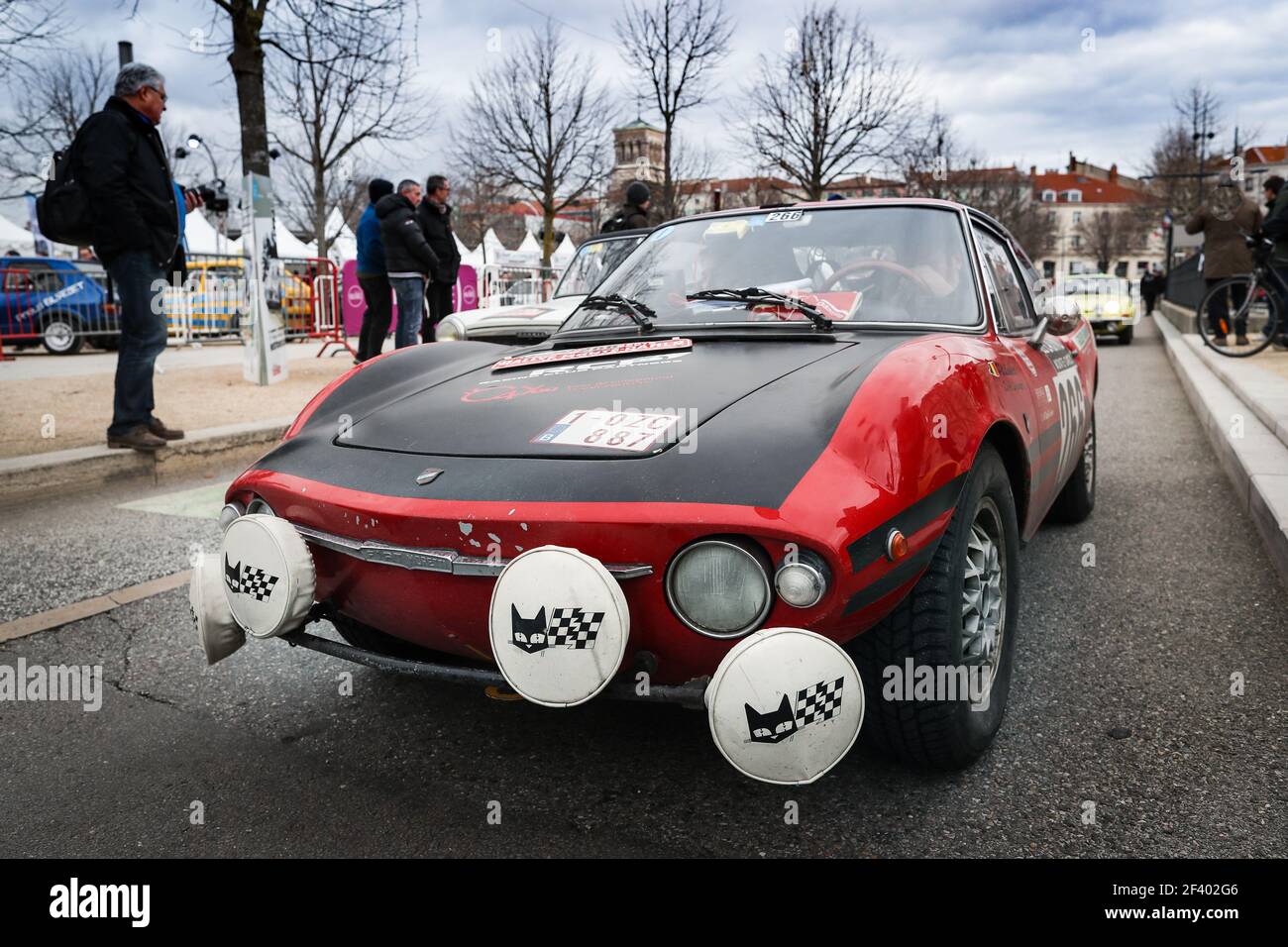 266 LODEWYCKX Didier (BEL) LAMBERT Patricia (BEL), FIAT MORETTI 850S 1968, , REIMS, action during the 2018 Rallye Monte Carlo Historique from february 1 to 7, at Monaco - Photo Alexandre Guillaumot / DPPI Stock Photo