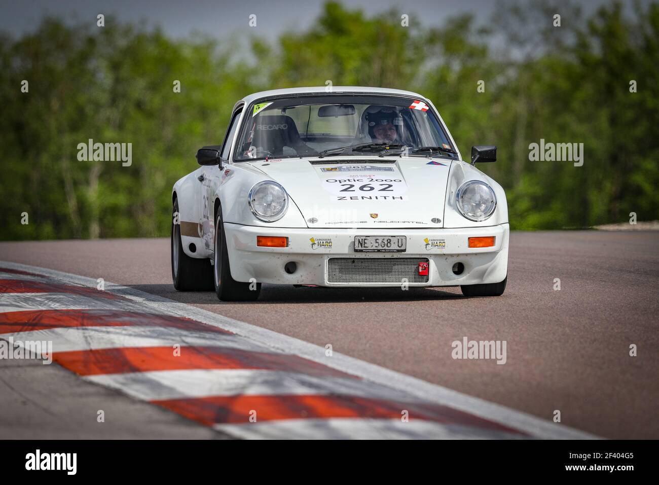 262 Jean-Maurice REY, Sebastien EBERHARD, CHE, CHE, PORSCHE 911 Carrera RS   1973, Action during the Tour Auto 2018 Optic 2000, from april 24 to 28  - Photo Alexandre Guillaumot / DPPI Stock Photo - Alamy
