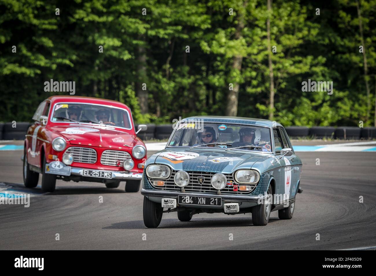 44 Sylvain ASCENSION, Celine BOUDET, FRA, FRA, PEUGEOT 204 Coupe 1970, Action during the Tour Auto 2018 Optic 2000, from april 24 to 28 - Photo Alexandre Guillaumot / DPPI Stock Photo