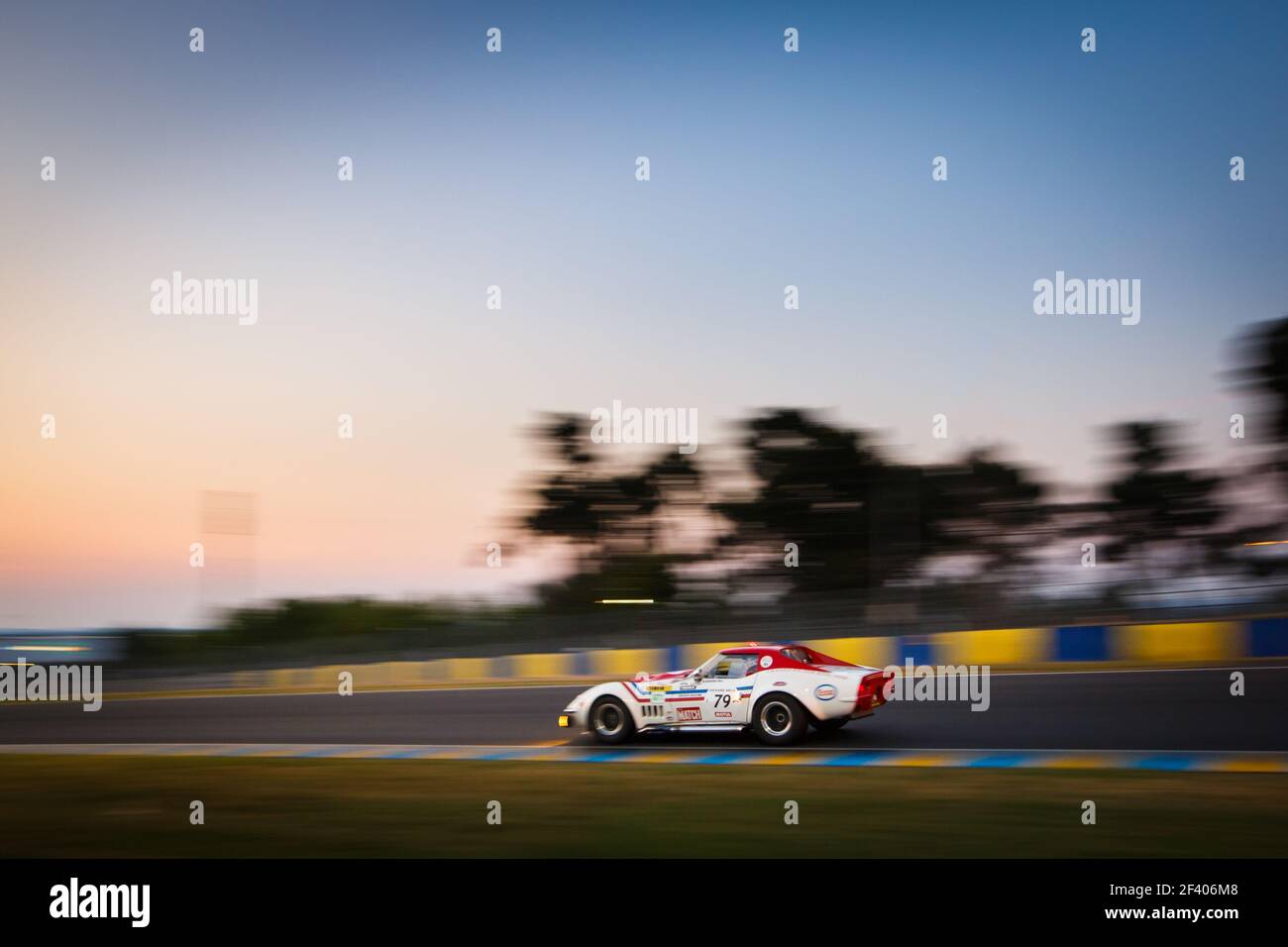 R4 GODFROY (fra), CHEVROLET Corvette C3 1971, action during the 2018 Le Mans Classic, France from July 6 to 8, at Le Mans - Photo Antonin Vincent / DPPI Stock Photo