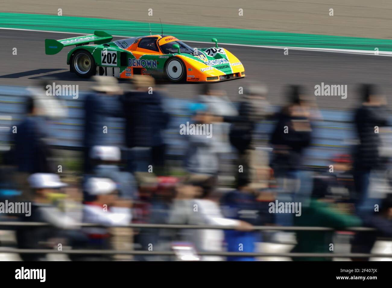 202 MAZDA 787B (JSPC) 1991 GROUP C action during the 2018 Suzuka sound ...