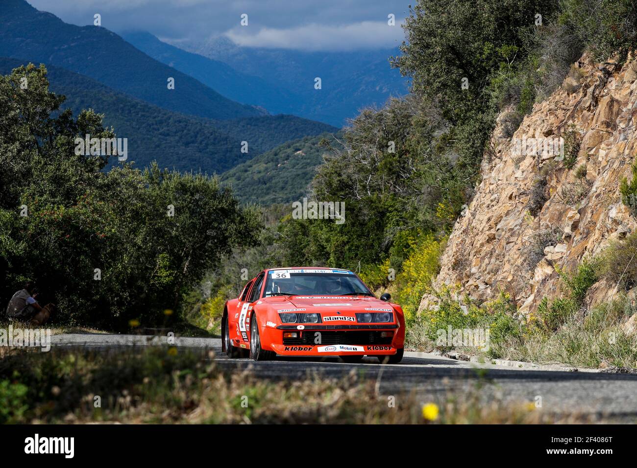 36 ROYER Joel (fra), MALFOY Andy (fra), Alpine A310, action during the 2018 Tour de Corse historique from october 8 to 13 in Corsica, France - Photo Florent Gooden / DPPI Stock Photo