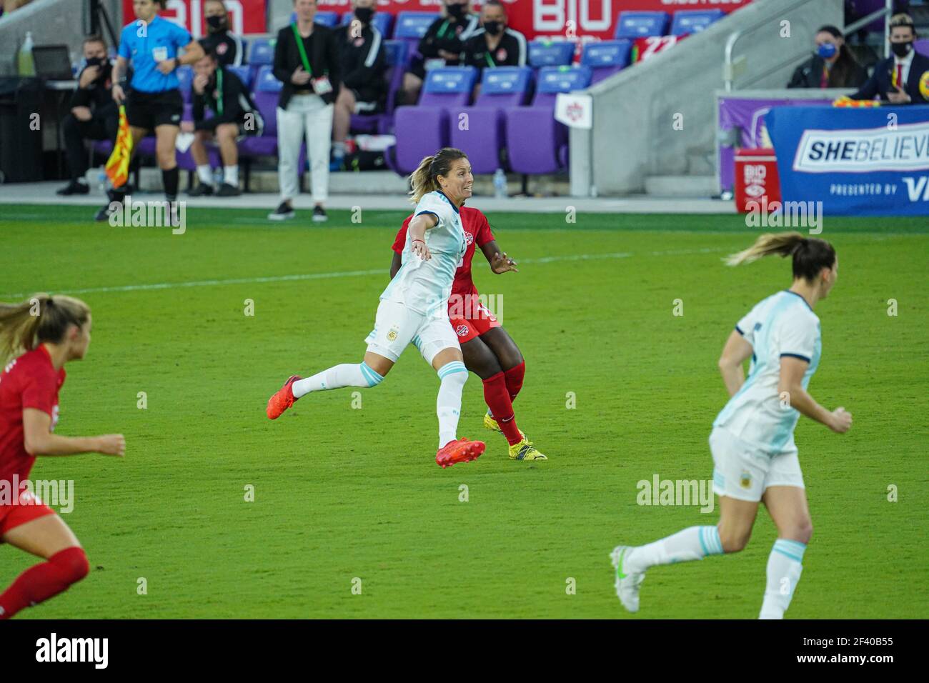 Eliana Stabile #3 of Argentina, Canada vs Argentina, SheBelieves